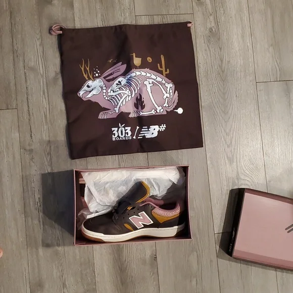 New Balance Numeric 480 × Jeremy Fish x 303 Skate Shoes Size 11 - Picture 4 of 7